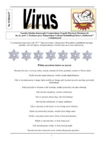 Gazetka szkolna VIRUS nr 5-2016-2017