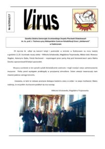 Gazetka szkolna VIRUS nr 6-2016-2017