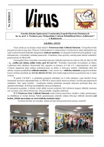 Gazetka szkolna VIRUS nr 2-2020-2021