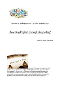Innowacja z języka angielskiego – Storytelling