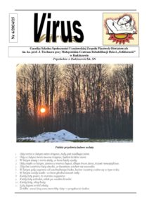 Gazetka szkolna VIRUS nr 6-2024-2025