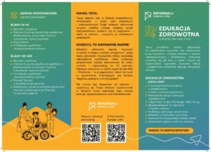 Ulotka informacyjna MEN - Edukacja zdrowotna Ulotka informacyjna MEN - Edukacja zdrowotna