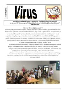 Gazetka szkolna VIRUS nr 1-2025-2026